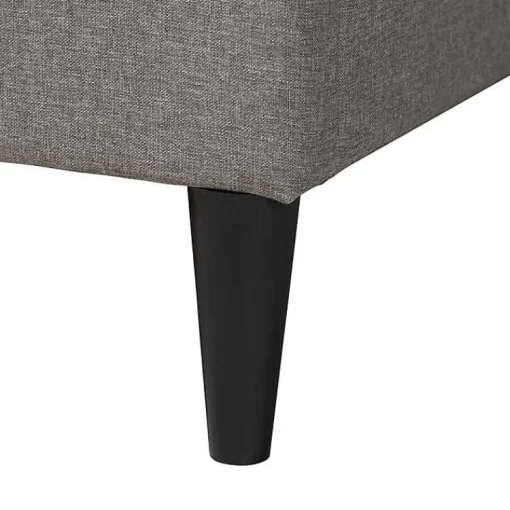 Kirklands Home Beds & Headboards|Amala Button Tufted Queen Bed Frame Gray
