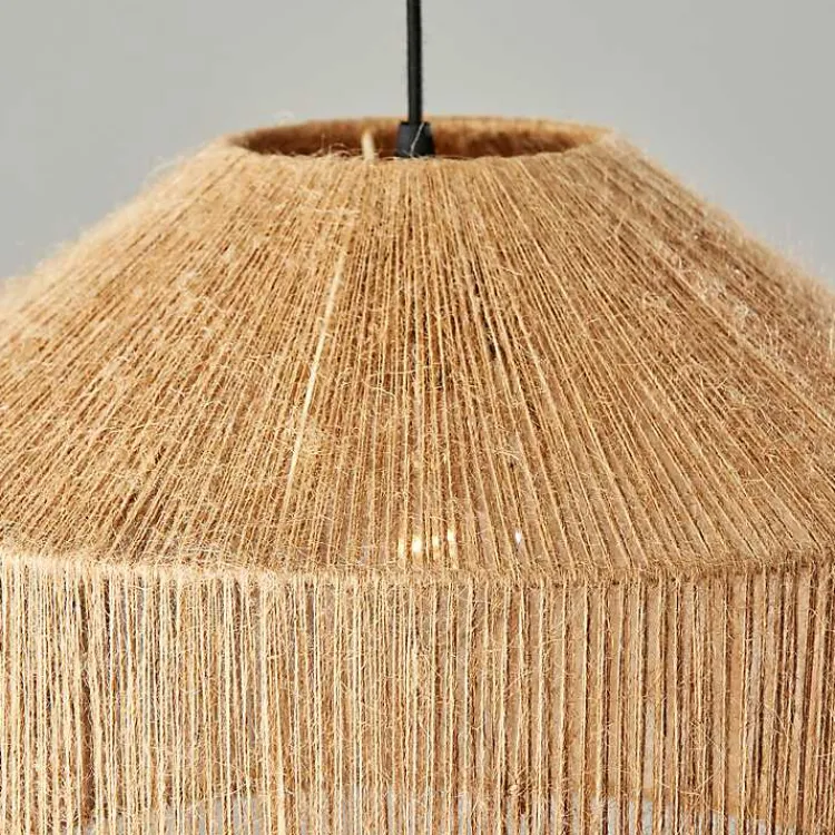 Kirklands Home Chandeliers & Pendant Lighting|Amalfi Natural Rope Pendant Light