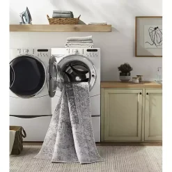 Kirklands Home Area Rugs|Amelie Navy Blue Classic Washable Area Rug, 8x12