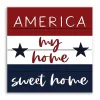 Kirklands Home Wall Plaques|America My Home Sweet Home Pallet Wood Wall Art