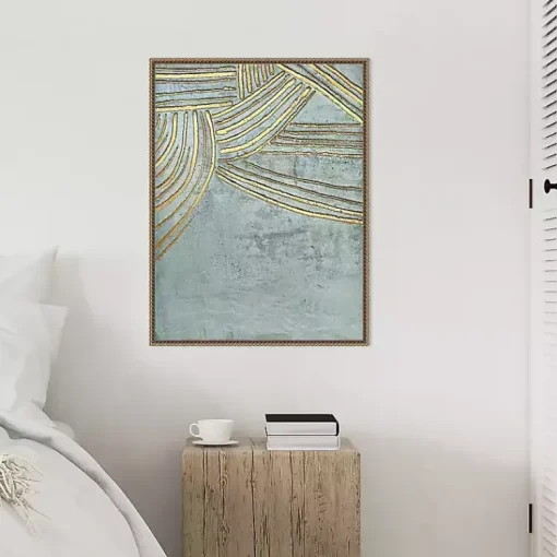 Kirklands Home Canvas Art|Ancient Gold Sun Canvas Art Print
