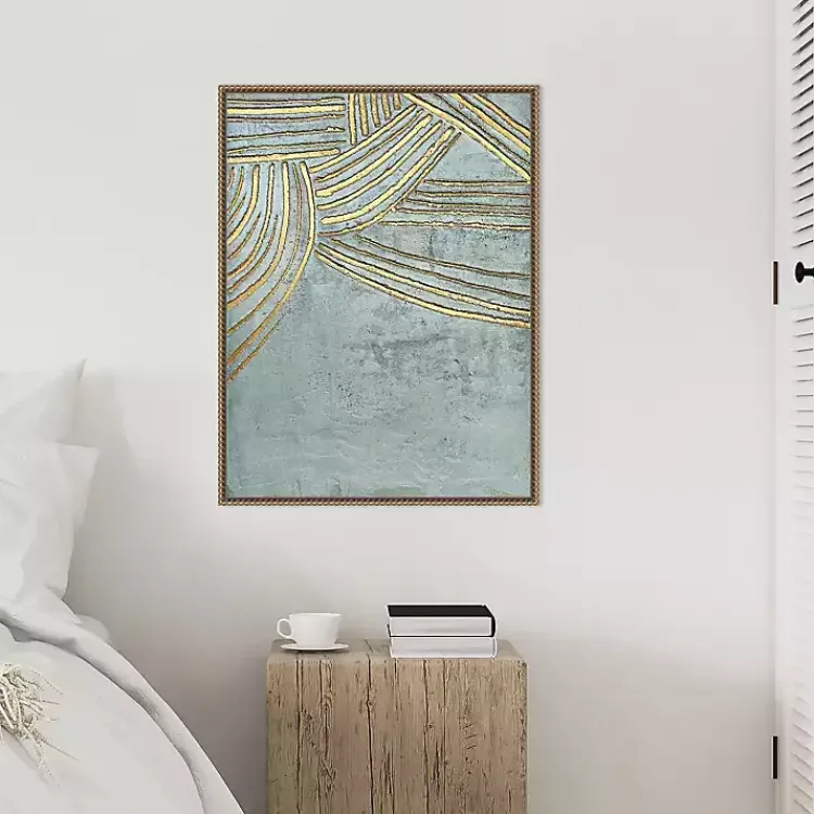 Kirklands Home Canvas Art|Ancient Gold Sun Canvas Art Print