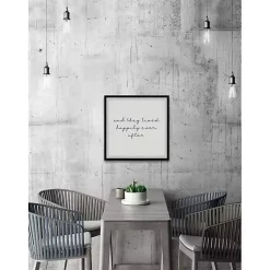 Kirklands Home Wall Quotes & Signs|And They Lived Happily Framed Art Print White