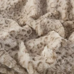 Online Animal Print Faux Fur Oversized Throw Blanket Blankets & Throws
