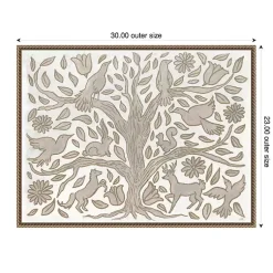Kirklands Home Canvas Art|Animal Tree Canvas Art Print, 30x23 in.