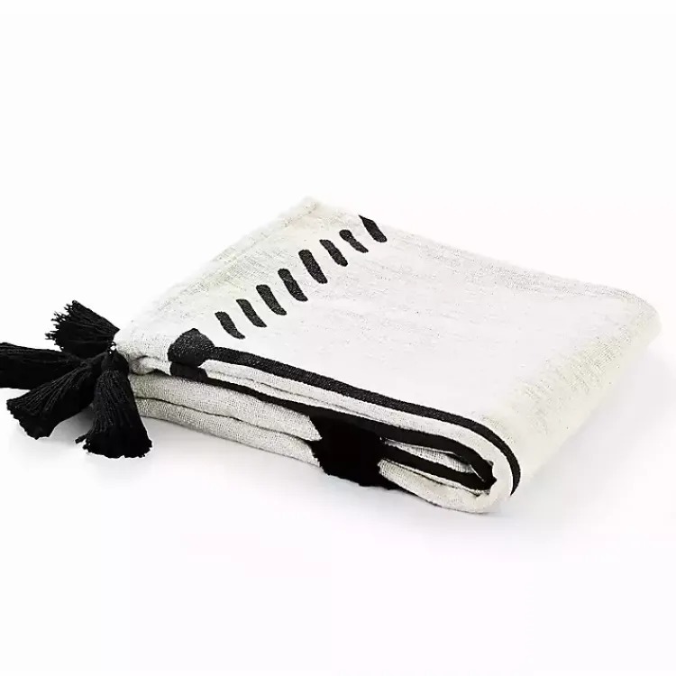 Best Anna Black And White Diamond Throw Blankets & Throws