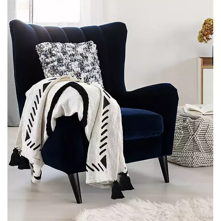 Best Anna Black And White Diamond Throw Blankets & Throws