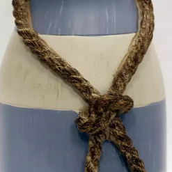 Kirklands Home Table Lamps|Anna Maria Blue Stripe Table Lamp Tan