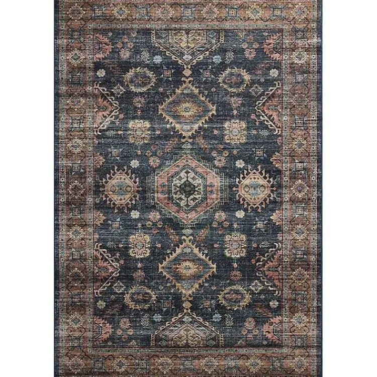 Kirklands Home Accent Rugs|Anniston Denim Sunset Accent Rug, 2x4
