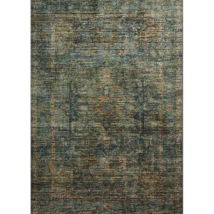 Kirklands Home Accent Rugs|Anniston Vintage Blue Accent Rug, 2x4