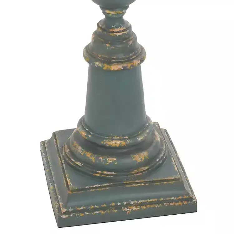 Kirklands Home Floor Lamps|Antique Bourgault Floor Lamp Blue