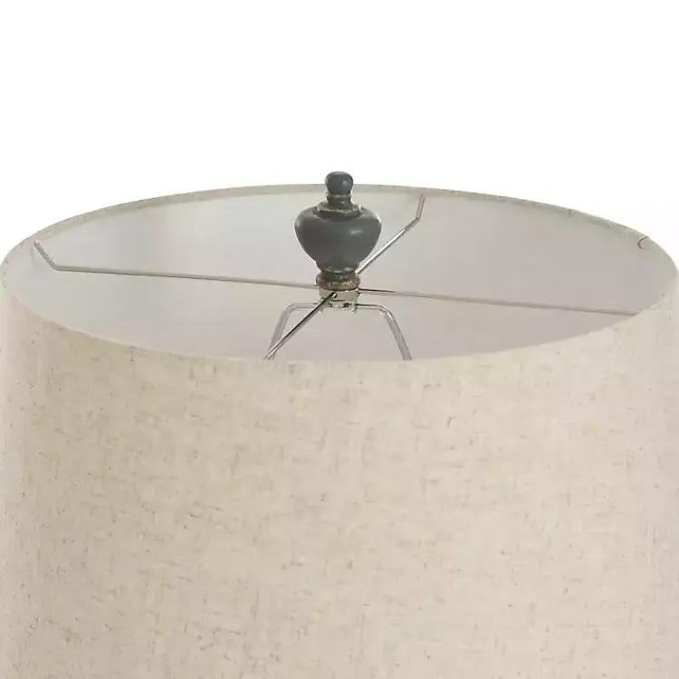 Kirklands Home Floor Lamps|Antique Bourgault Floor Lamp Blue