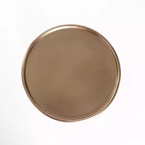Kirklands Home Accent & End Tables|Antique Brass Metal Tripod Cocktail Table Gold