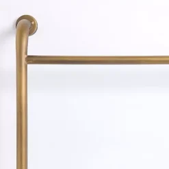Kirklands Home Wall Storage|Antique Brass Metal Wall Ladder Gold