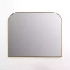 Kirklands Home Framed Mirrors|Antique Brass Nouveau Wide Arch Wall Mirror