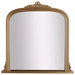 Kirklands Home Decorative Mirrors|Antique Brass Ornate Filigree Mirror