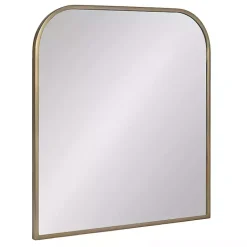 Kirklands Home Decorative Mirrors|Antique Brass Wide Arch Wall Mirror Gold