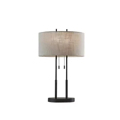 Kirklands Home Table Lamps|Antique Bronze Duet Table Lamp