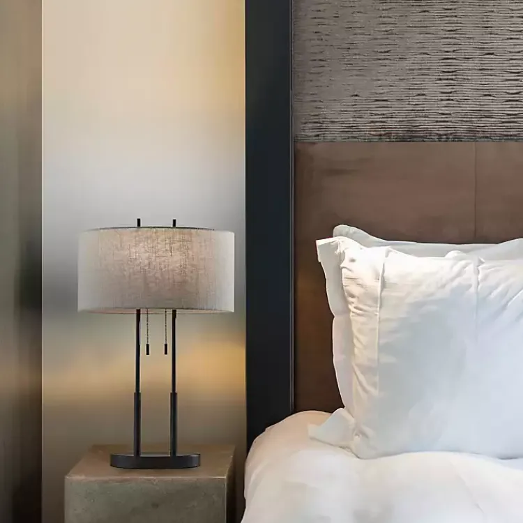 Kirklands Home Table Lamps|Antique Bronze Duet Table Lamp