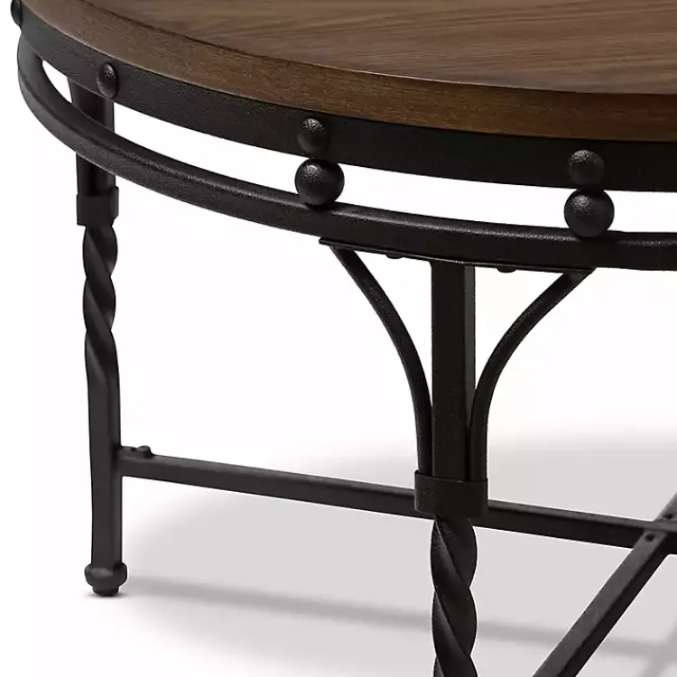Kirklands Home Coffee Tables|Antique Bronze Round Coffee Table