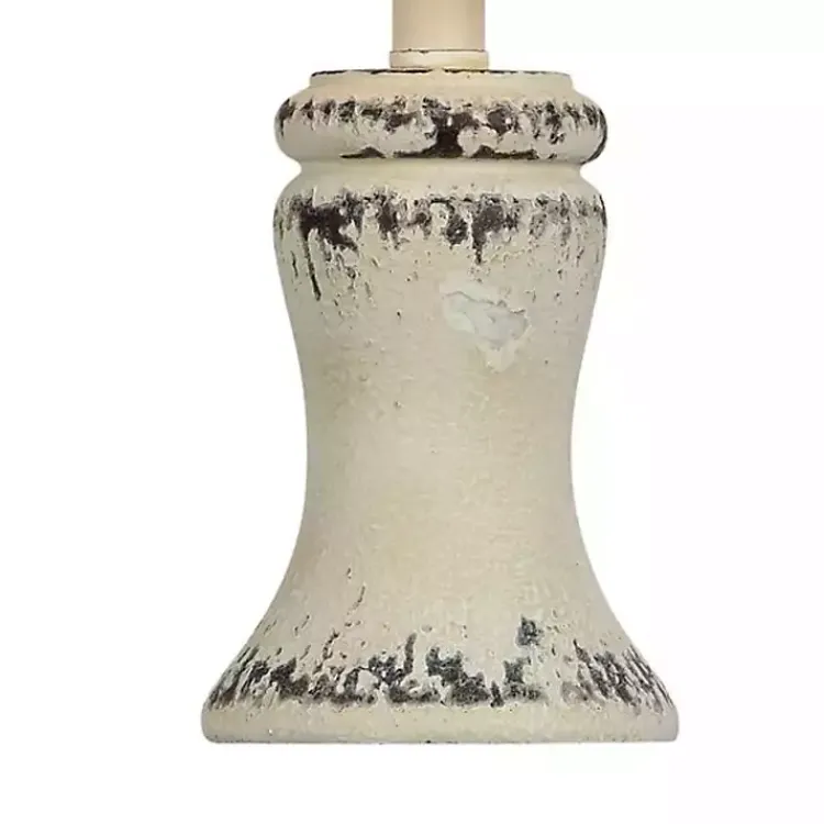 Kirklands Home Table Lamps|Antique Cream Bella Mini Lamps, Set of 2 White