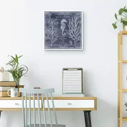 Kirklands Home Framed Art|Antique Deep Blue Sea II Framed Art Print