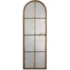 Kirklands Home Decorative Mirrors|Antique Gold Arched Metal Mirror