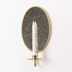 Antique Gold Mirrored Wall Sconce Sconces