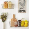 Kirklands Home Wall Storage|Antique Gold 2-pc. Wire Basket Set