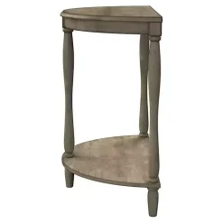 Kirklands Home Console Tables|Antique Demilune Side Table Gray