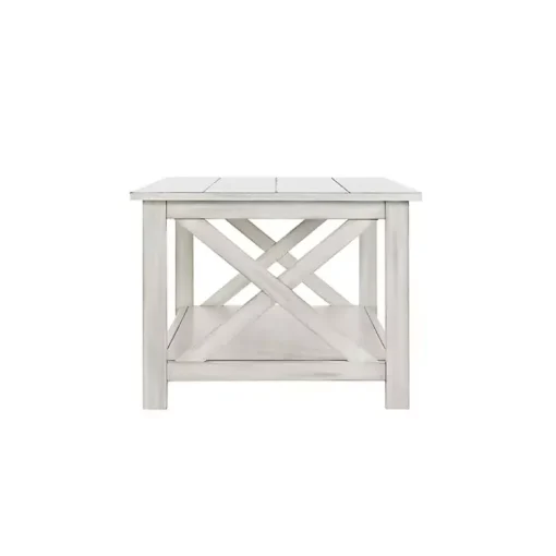 Kirklands Home Coffee Tables|Antique washed Wood Coffee Table White