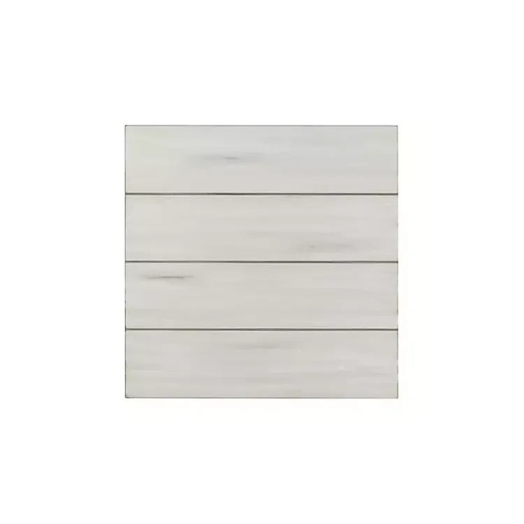 Kirklands Home Accent & End Tables|Antique washed Wood Square Side Table White