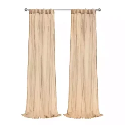 Kirklands Home Curtains & Drapes|Apricot Paloma Curtain Panel, 95 in. Orange