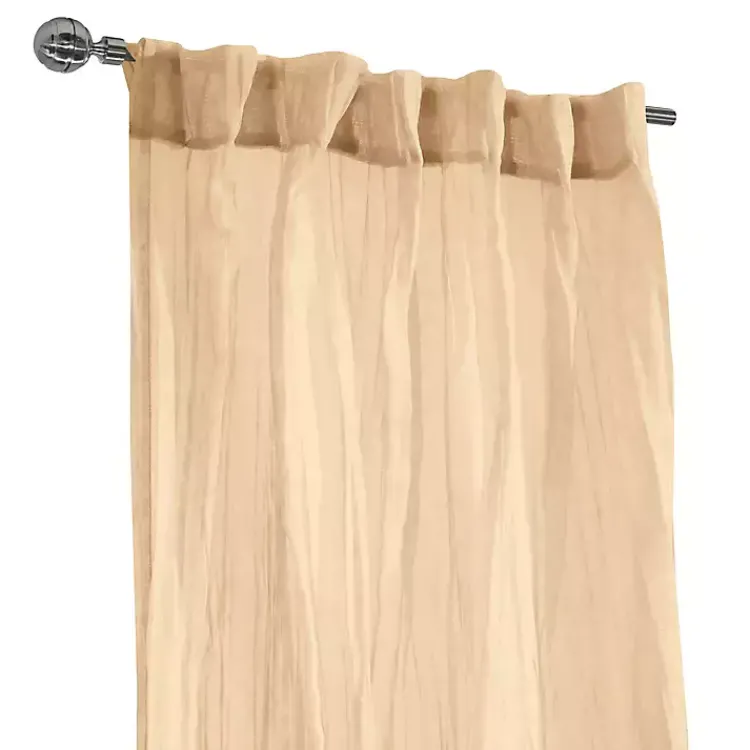Kirklands Home Curtains & Drapes|Apricot Paloma Curtain Panel, 95 in. Orange