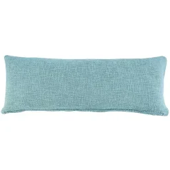 Clearance Aqua Fringe Diamond Lumbar Pillow Pillows