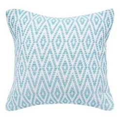 Online Aqua Harlequin Indoor/Outdoor Pillow Pillows