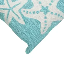 Kirklands Home Outdoor Cushions & Pillows|Aqua Sea Gems Outdoor Throw Pillow