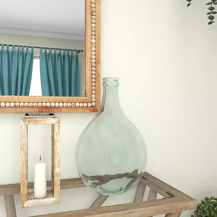 New Aqua Teardrop Glass Tabletop Decorative Vase Vases