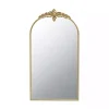 Kirklands Home Decorative Mirrors|Arch Gold Leaf Top Mirror