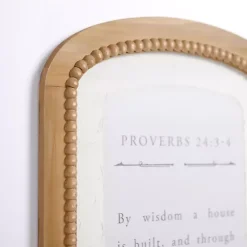 Kirklands Home Wall Quotes & Signs|Arched Proverbs Verse Beaded Wall Plaque