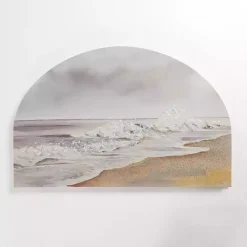 Kirklands Home Canvas Art|Arched Shoreline Canvas Art Print Gray