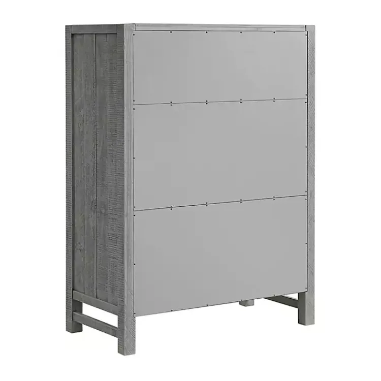 Kirklands Home Dressers & Chests|Arden Wood 5-Drawer Chest Gray