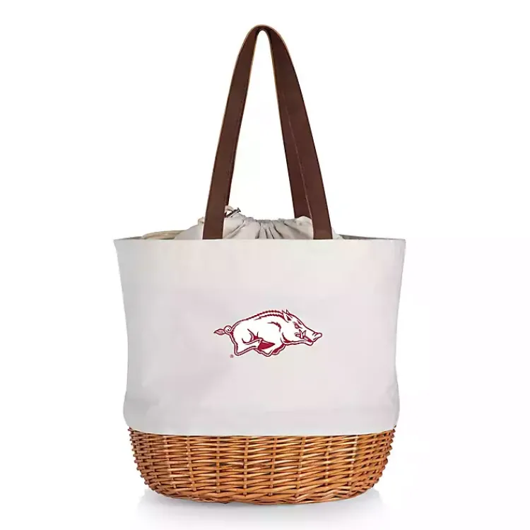 Kirklands Home Serving & Entertaining|Arkansas Razorbacks Canvas Tote Bag