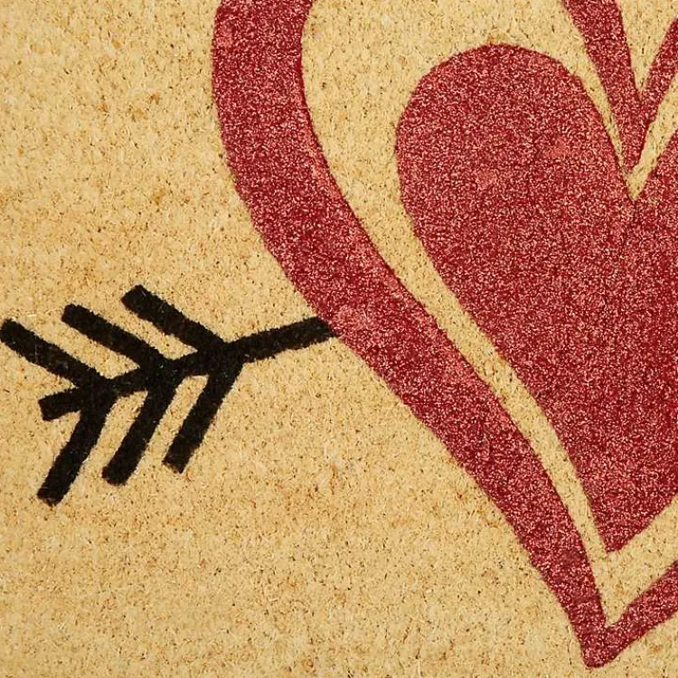 Clearance Arrow Through the Heart Doormat Valentines Day Decorations