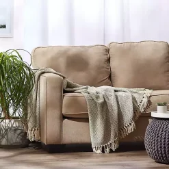 New Artichoke Diamond Fringe Throw Blankets & Throws