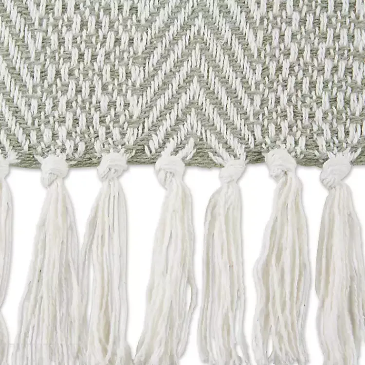 Artichoke Herringbone Fringe Throw Blankets & Throws