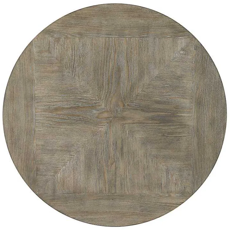 Kirklands Home Accent & End Tables|Ash Round Nailhead Side Table Gray