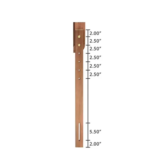 Kirklands Home Beds & Headboards|Ash Walnut Wood Panel King Headboard Brown