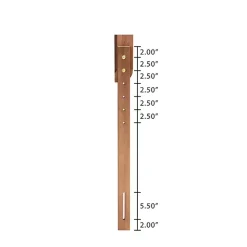 Kirklands Home Beds & Headboards|Ash Walnut Wood Panel Queen Headboard Brown