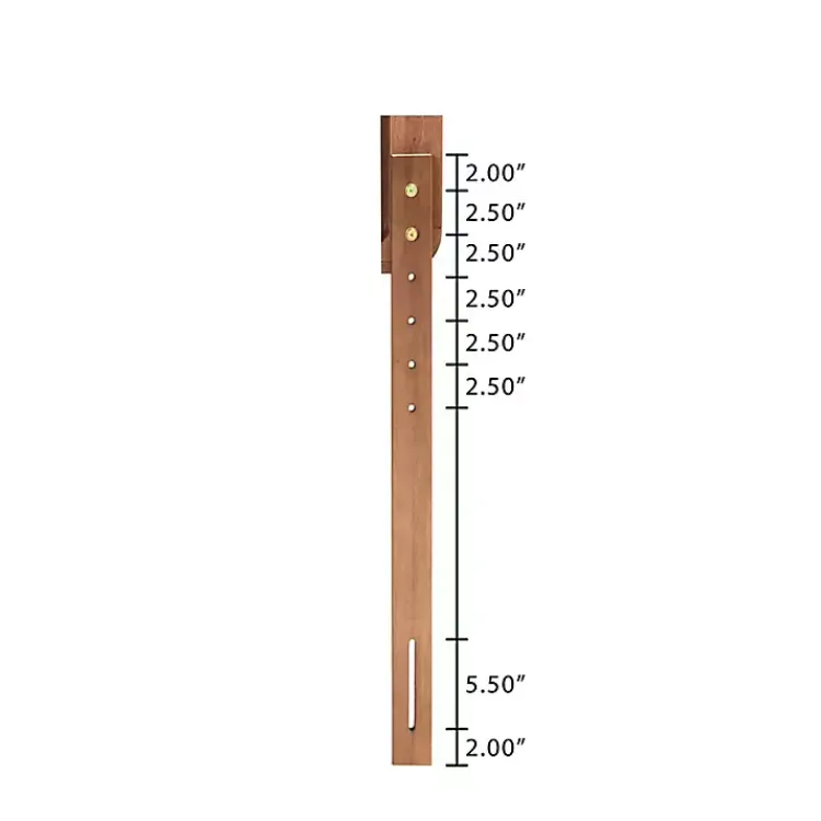 Kirklands Home Beds & Headboards|Ash Walnut Wood Panel Queen Headboard Brown